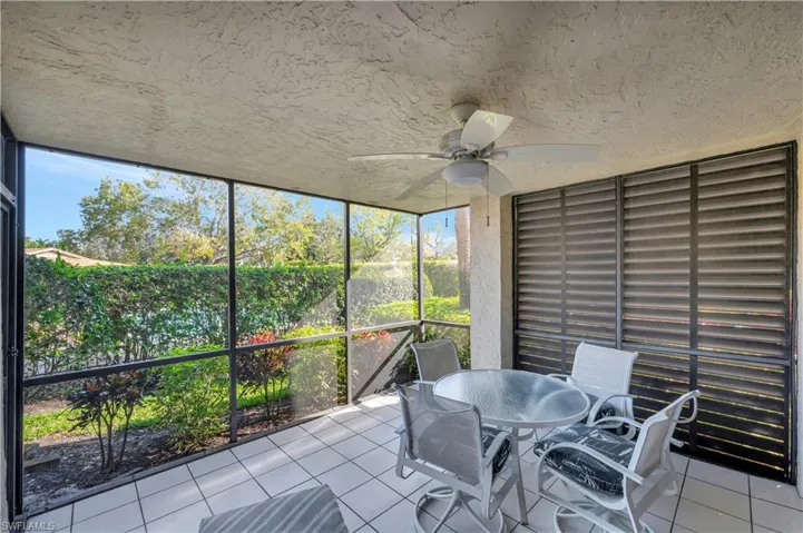 Private screened lanai off the living area