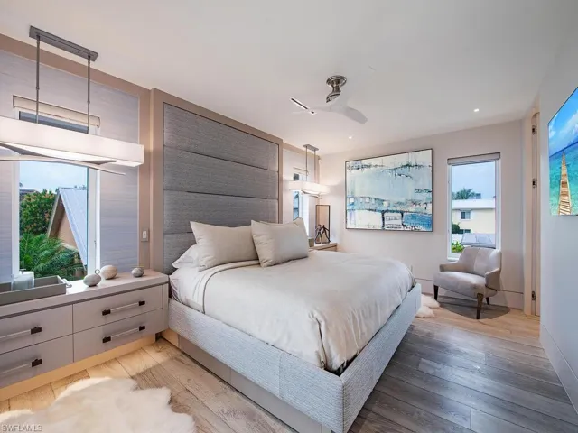 Custom cabinetry and pulls, under bed storage, and all in excellent taste
