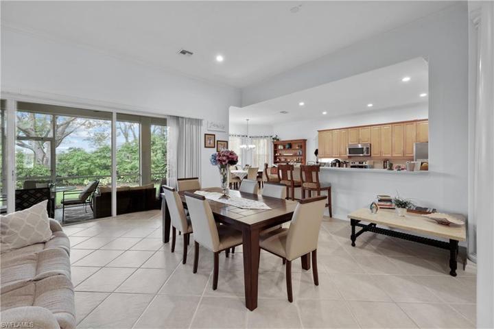 Formal dining area in great room.