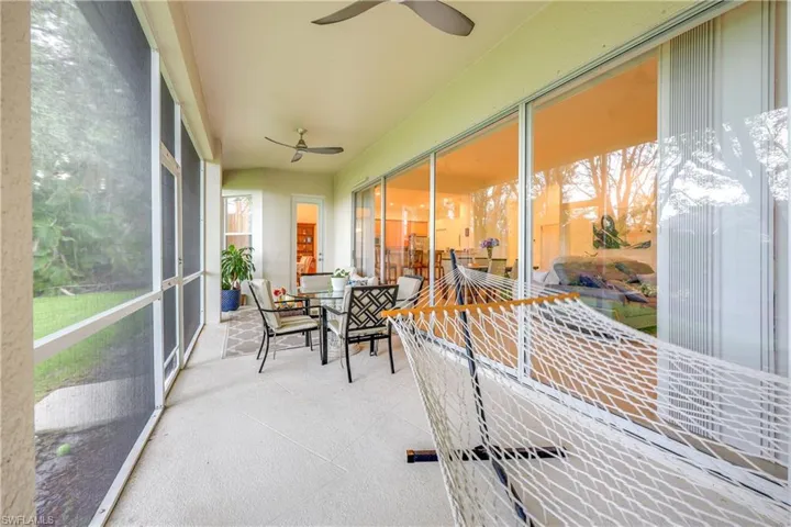 Lanai also accessible by door from breakfast area.