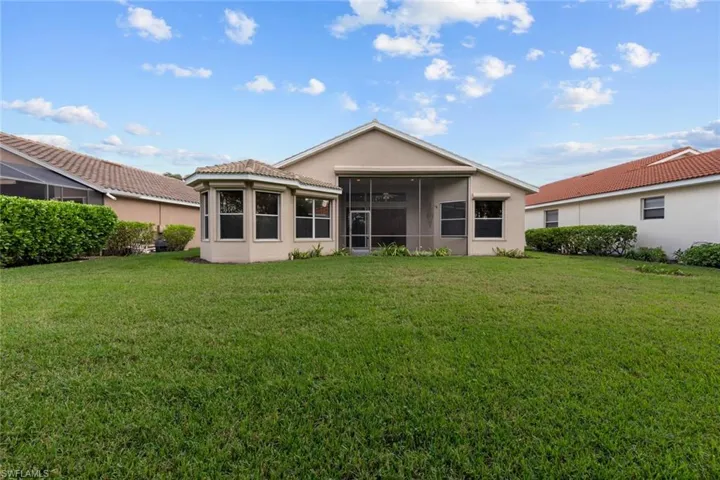 Rear of home, plenty of room for a pool