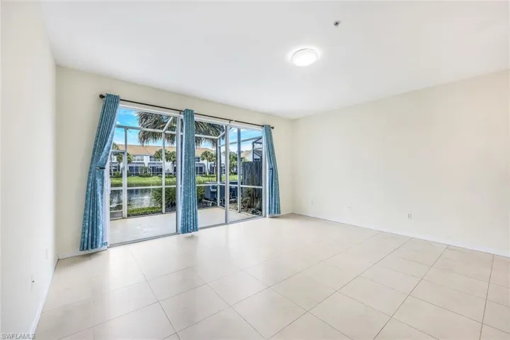 View of tiled empty room