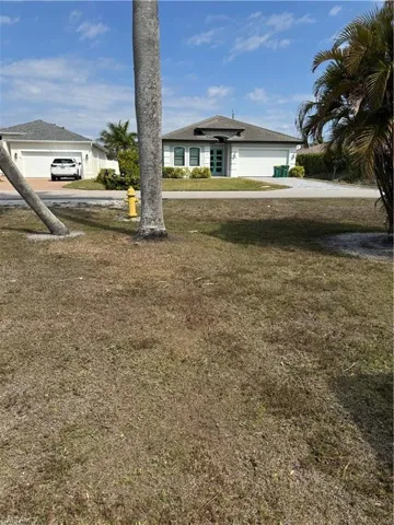 Note Fire hydrant in front yard