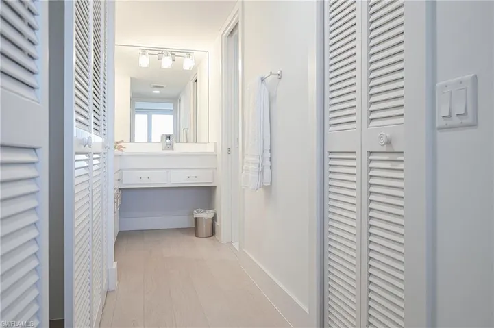 Master Bath and closet area