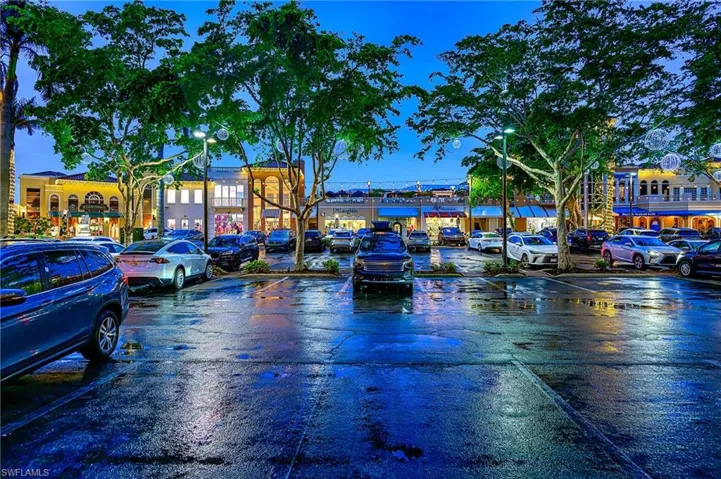 Venetian Village on a rainy summer night