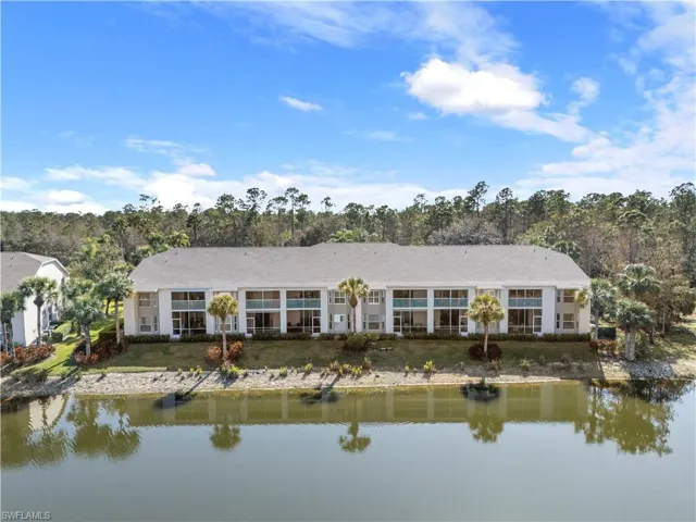View of front of home featuring a water view