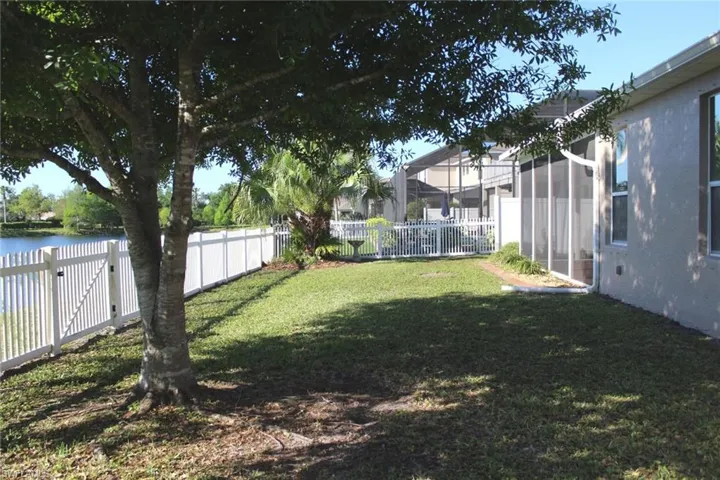View of yard featuring a water view