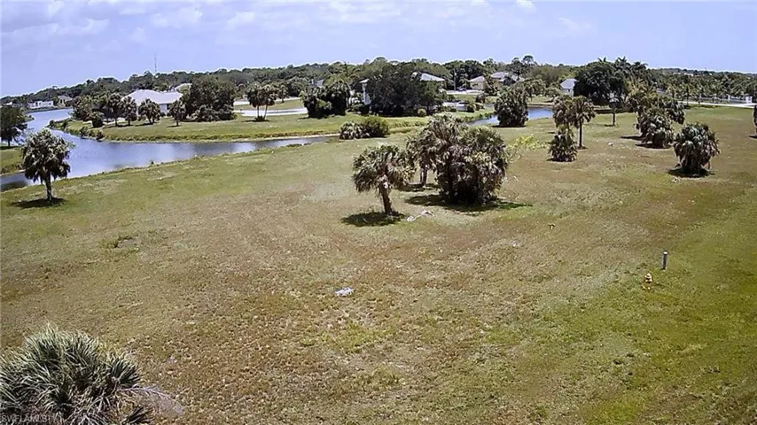 Bird's eye view of a large body of water