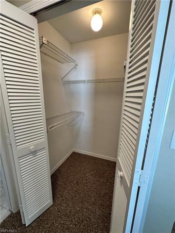 Showing inside of one of the two master closets. Both Closets are the same size