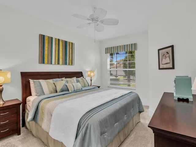 Second guest bedroom fits king size bed