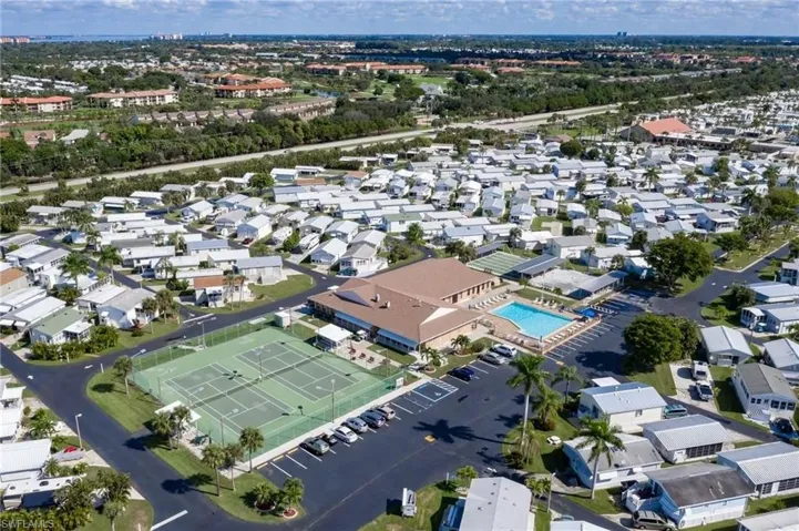 Bird's eye view before Hurricane Ian