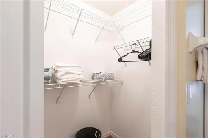 View of spacious closet