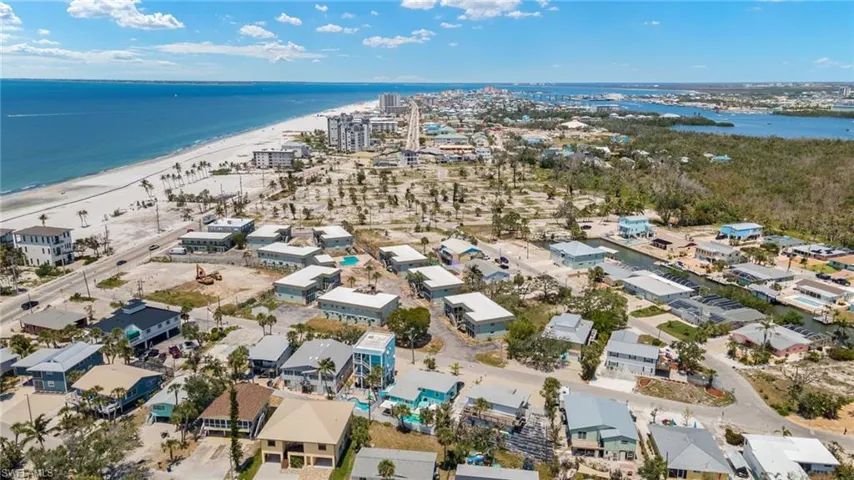 Aerial overview of property's location South of Times Square and Margaritaville with expansive coastline
