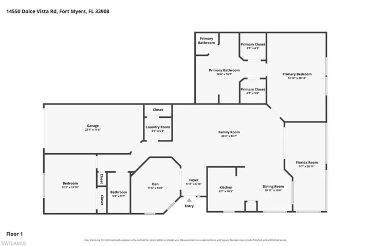 Zillow generated floor plan.