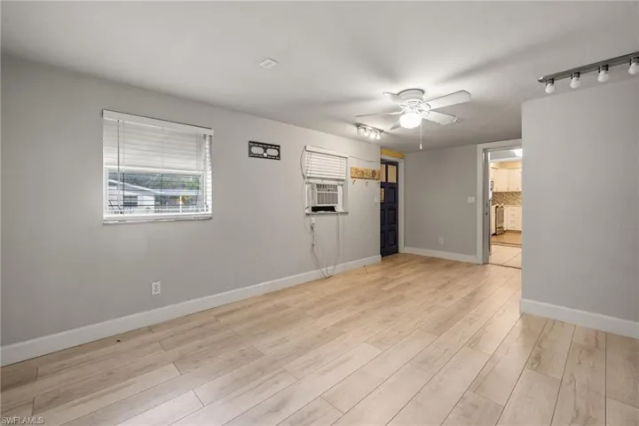 Primary bedroom with separate entrance.