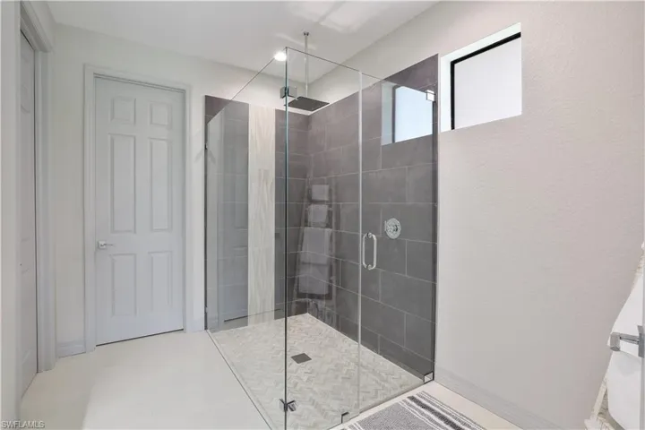 Bathroom featuring a stall shower