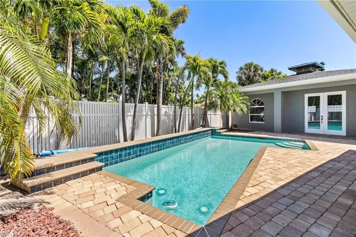 Spacious Paved Pool Deck Area.