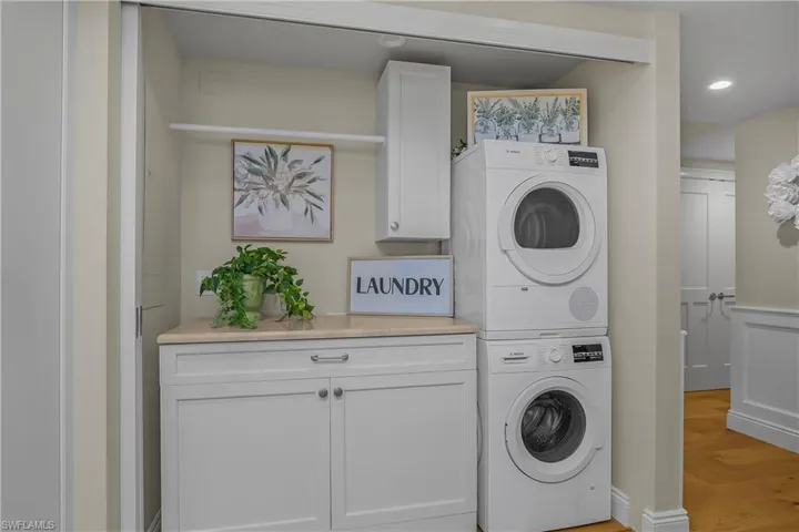 Bosch Washer and Dryer.