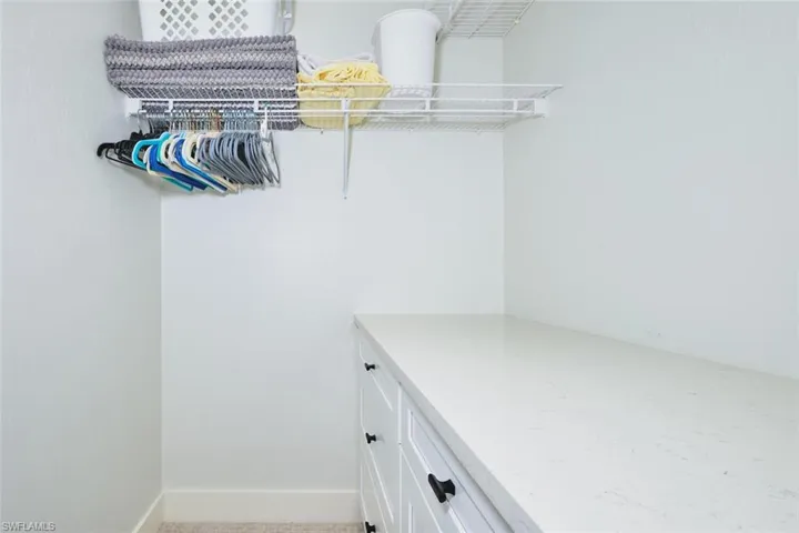 View of spacious closet