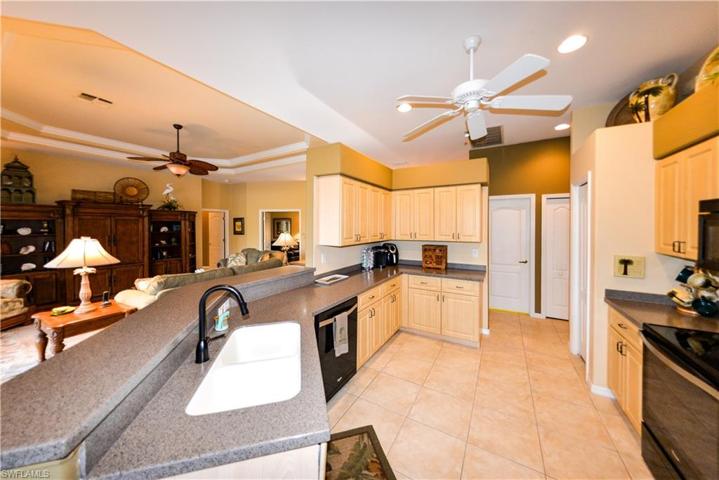 Oversized kitchen with two pantries