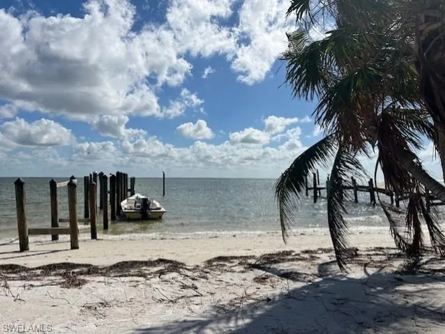 Water view featuring a beach view