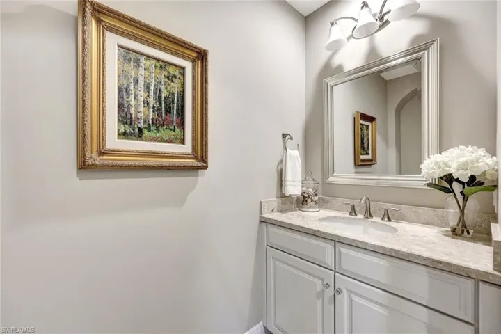 Powder Bathroom with vanity
