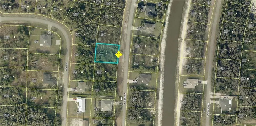 Aerial Parcel Map. Illustrating the property's boundaries and surrounding parcels