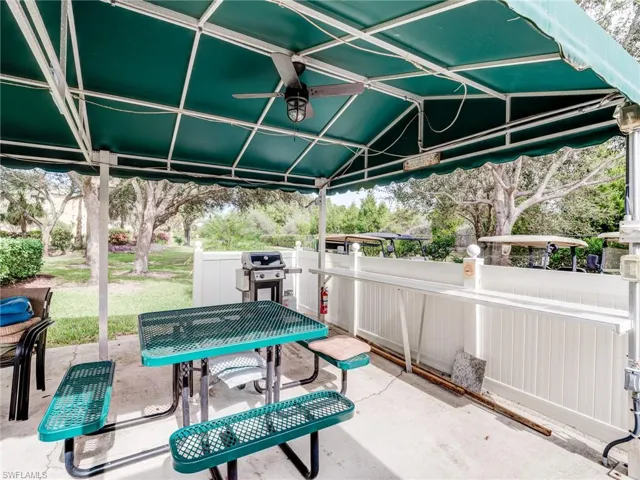 Convenient Grill Area!
