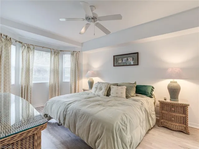 Master with a Bayed Window & New Flooring!