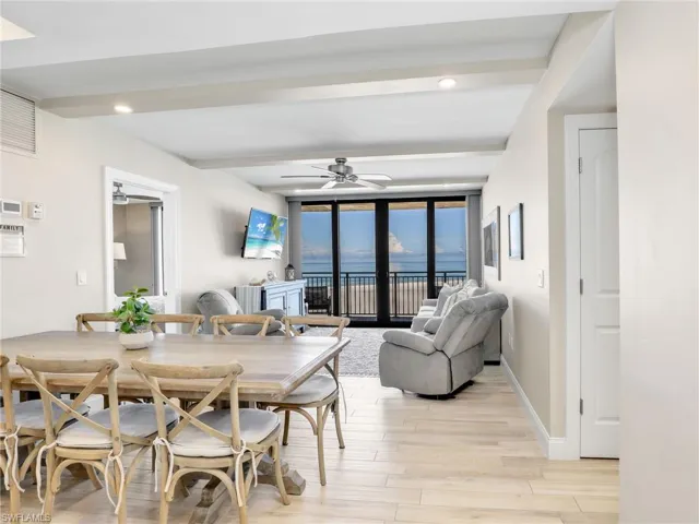 Gulf View from Kitchen
