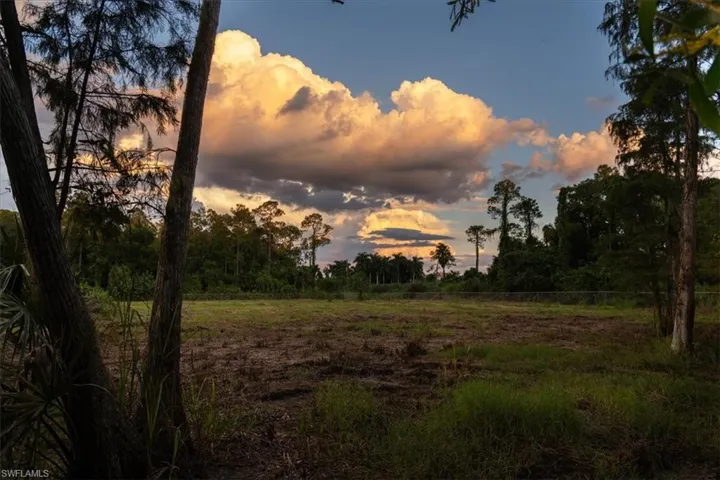 View of nature at dusk