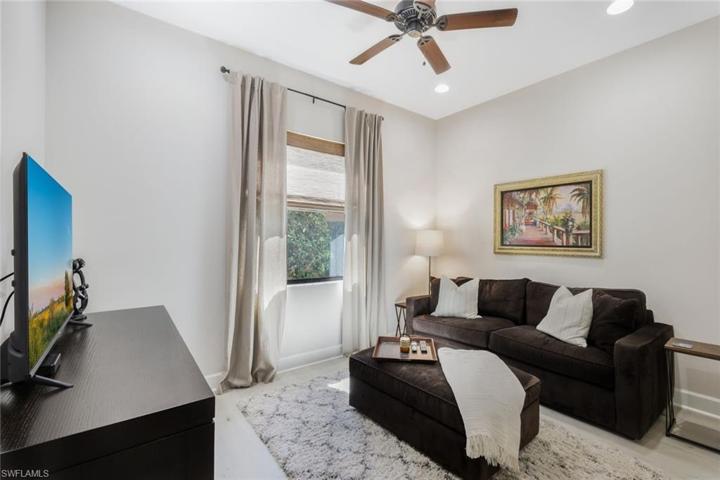 The Den is the perfect spot for relaxing, or make it your own at home office!