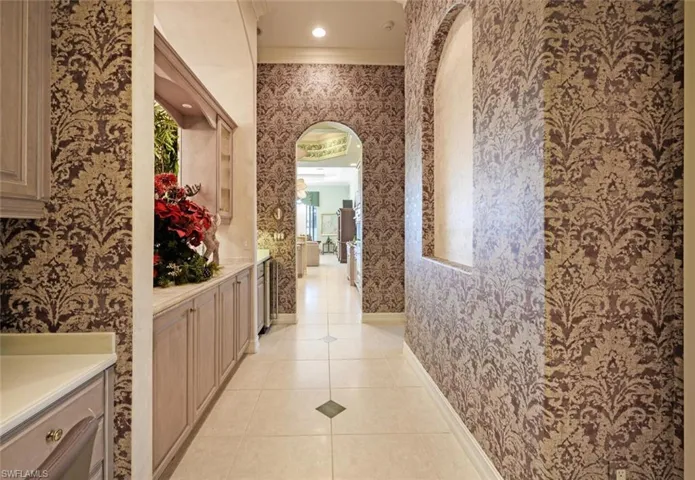 Hallway to Guest Bedrooms, Laundry Room and Garage