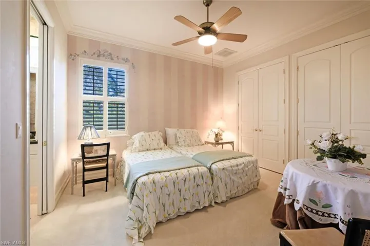 Guest Bedroom with 2 large closets