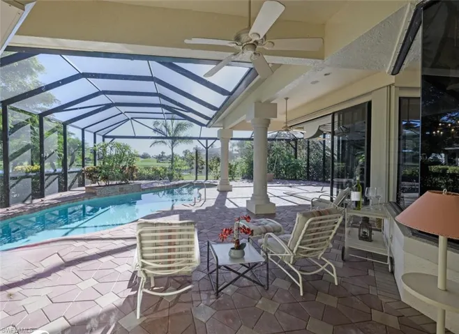 Plenty of under cover space on the Lanai