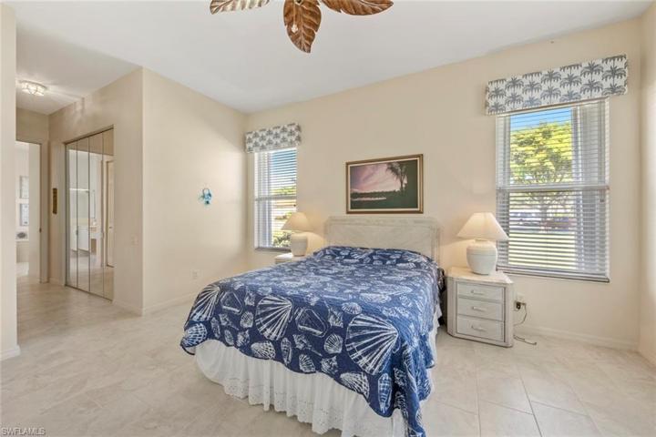 Master bedroom, hall leads to closets, and en-suite bath
