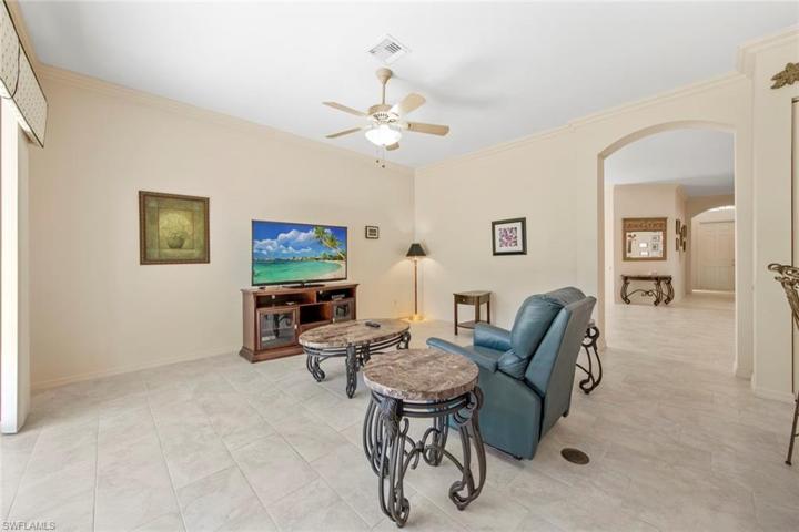 Family room looking back through to foyer