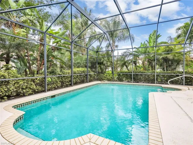 Pool with Privacy Landscaping