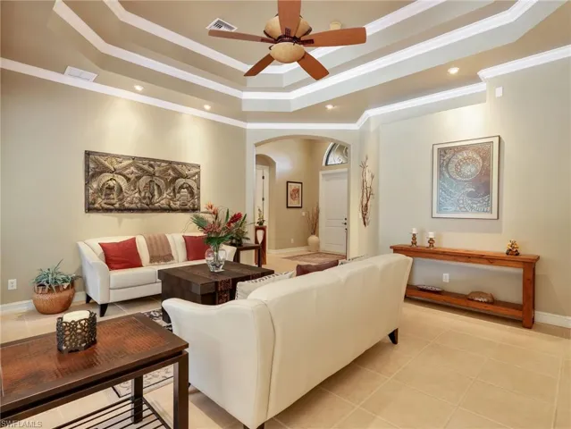 Formal Living Room Near Primary Bedroom