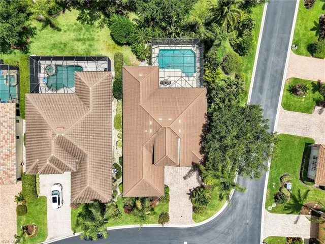 Aerial View of the Home on a Oversized Corner Lot