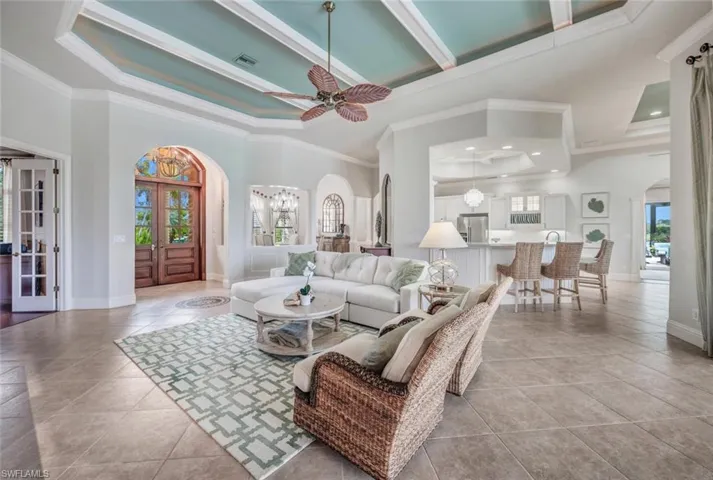 Grand open floor plan for easy flow while entertaining family and other guests.
