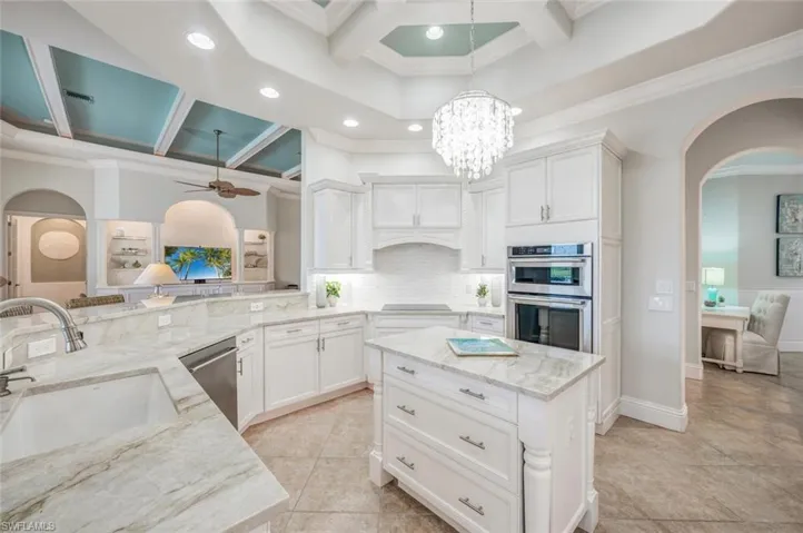 Stainless Steel appliance, plenty of cabinets, one being the pantry.