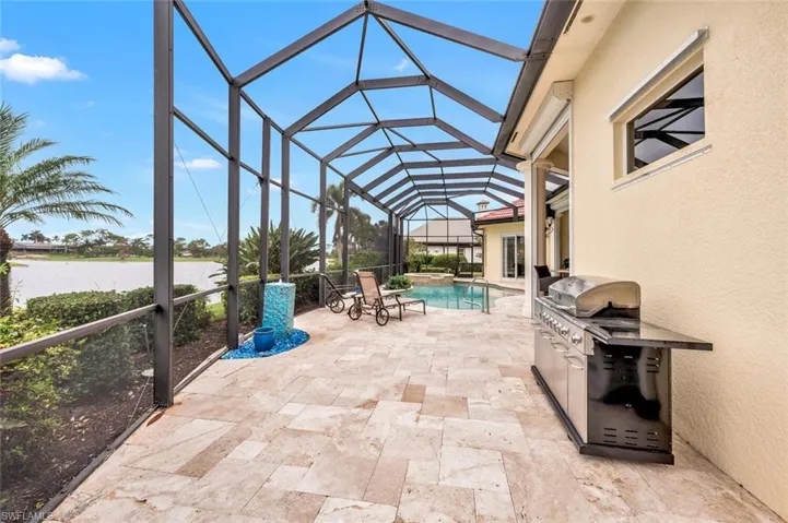 Lanai space for grilling