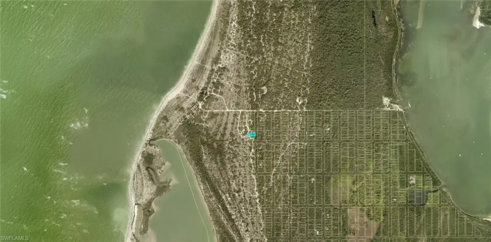 aerial looking west