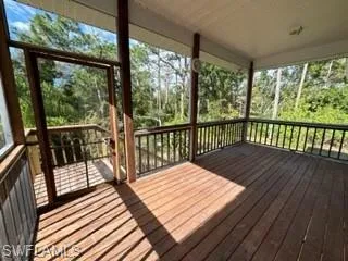 Screened in back porch