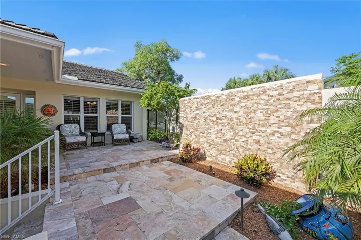 View of patio