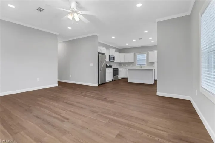 kitchen view from living room