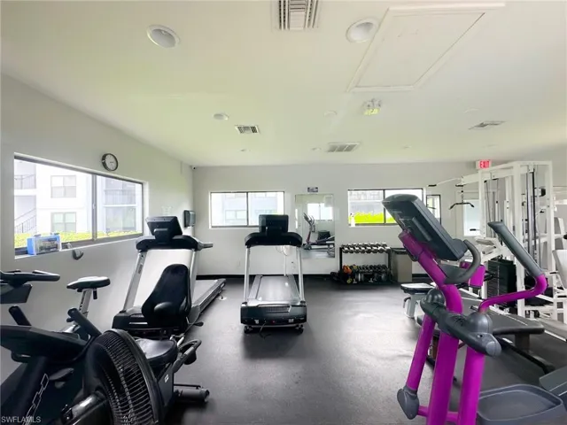 View of workout area