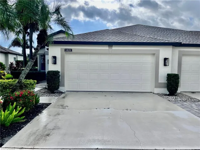 two car attached garage