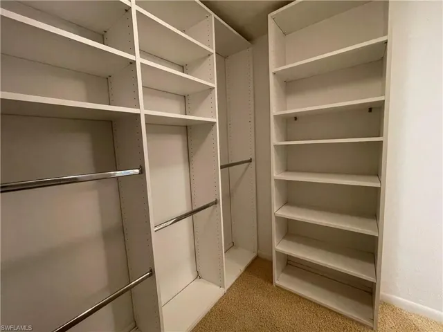 Huge walk-in closet in Primary Suite